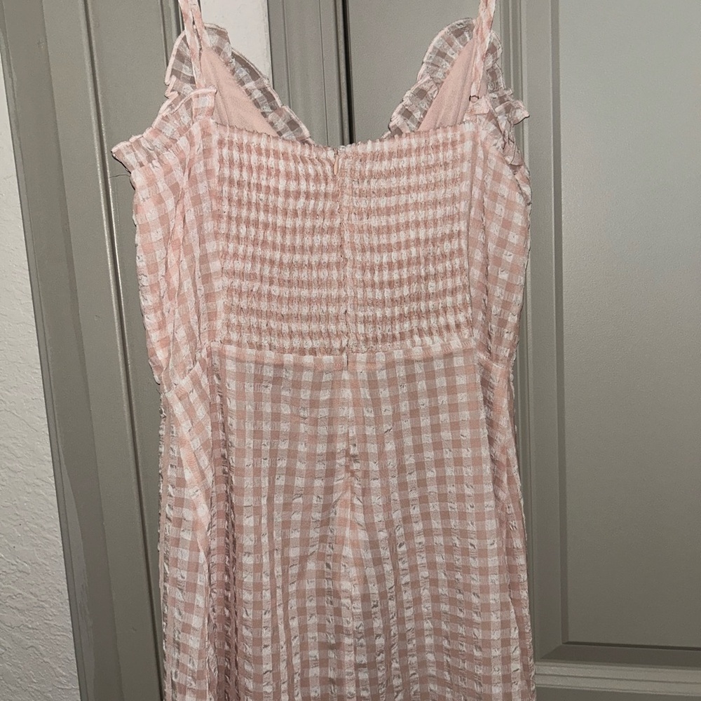 Pink Gingham Dress
